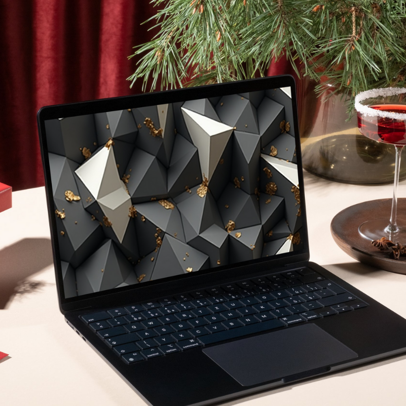 Modern Designs 3D Gray Black Triangle – Download & Print Now!