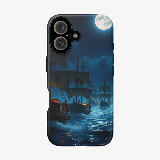 Modern, artistic, phone case designs. Download & print! boat-moon