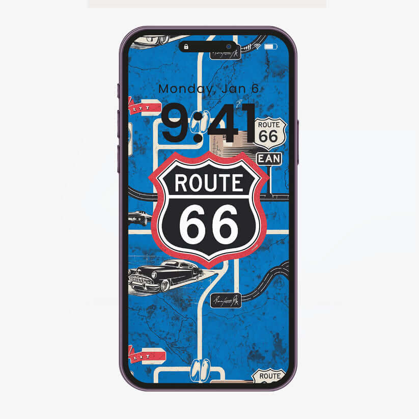 Route 66 Retro Artwork – Instant Download Alp Online Store