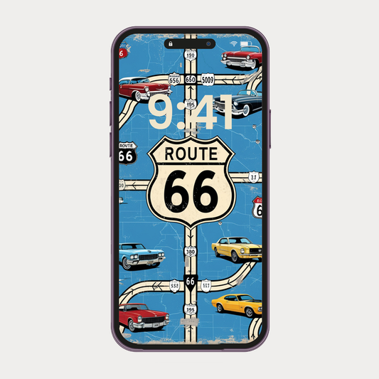 how to clean clear phone case Vintage Art Route 66 Retro Artwork – Instant Download - Alp Online Store