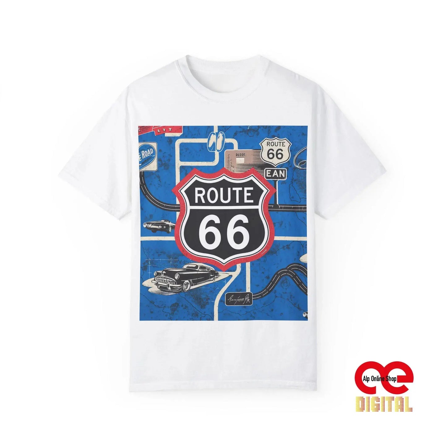 Route 66 Retro Artwork – Instant Download Alp Online Store