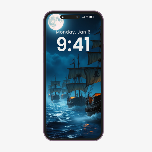 Modern, artistic, phone case designs. Download & print! boat-moon