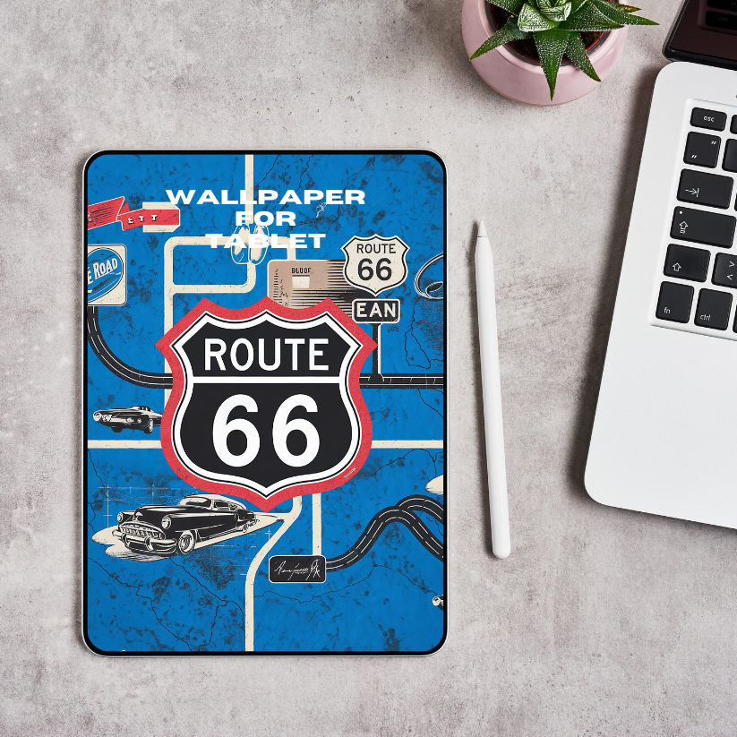 Route 66 Retro Artwork – Instant Download Alp Online Store